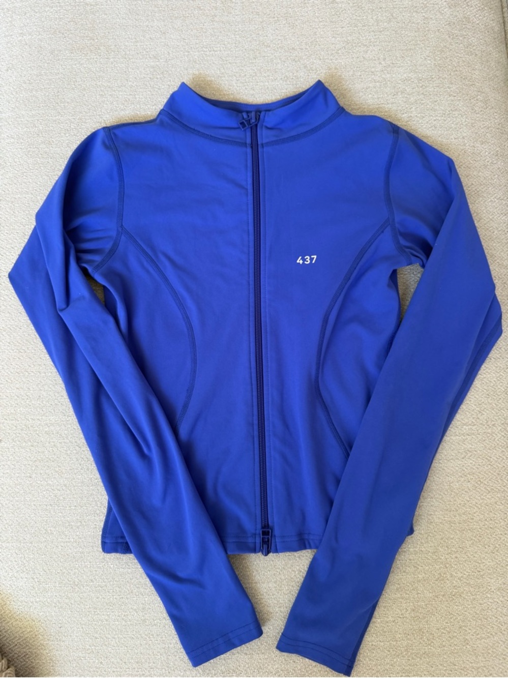 437 Glacier Blue The Curve Jacket